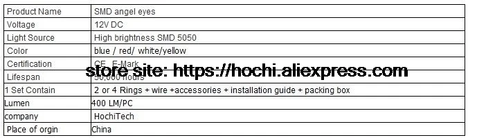 HochiTech ультра яркий SMD белый светодиодный angel eyes12V halo Кольцо Комплект дневного света DRL для Hyundai Genesis Coupe 2010