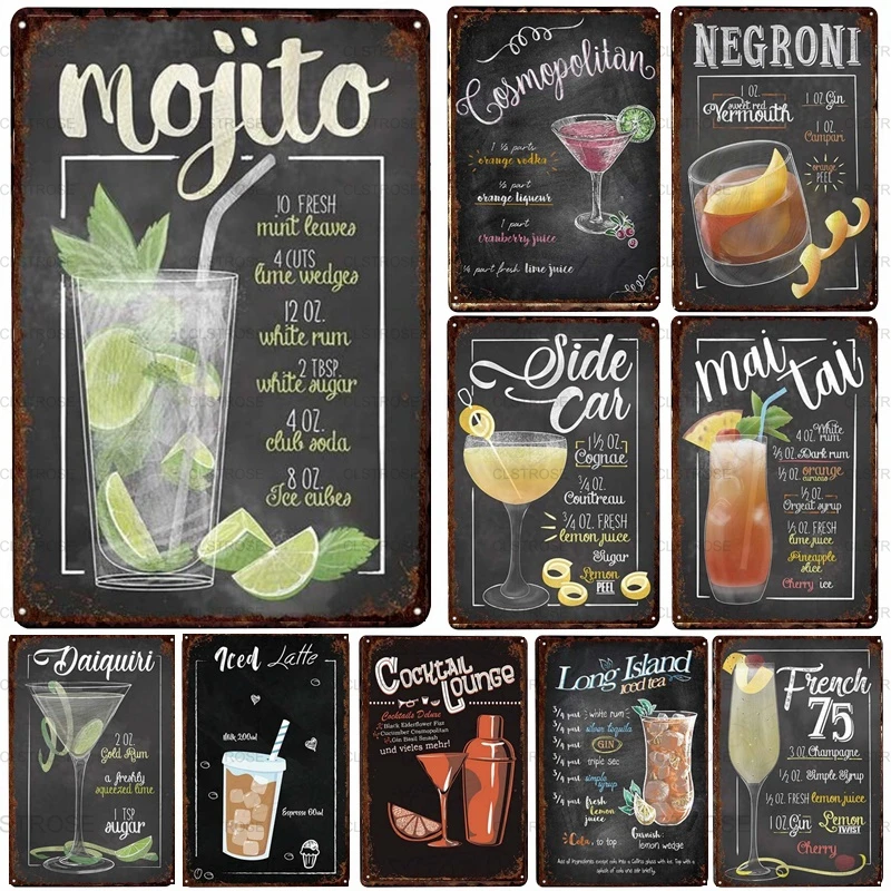 Tin Sign XXL Bar Party Cuba Libre Tin Sign XXL Bar Party Cuba Libre