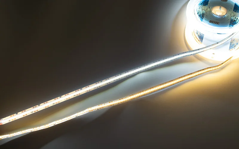Светодиодная лента, кухонный светодиодный светильник, лента, более плотные линии, 12 В, 5 м, 1560 светодиодный s, белый, теплый, белый, 315 светодиодный/м