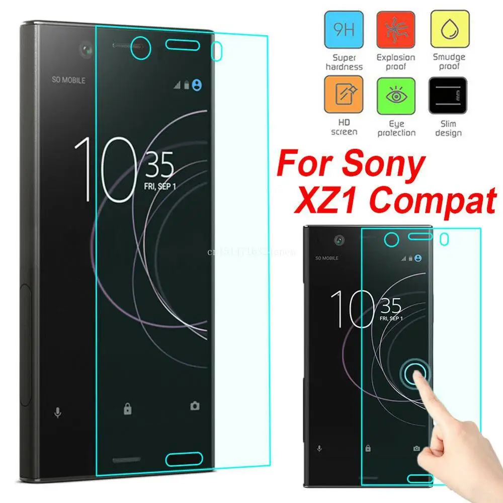 Закаленное стекло для Sony Xperia 1 XZ4 XZ3 X XZ1 Compact XA1 XA Ultra XZ XZS XZ2 Premium 2 шт.|Защитные стёкла и