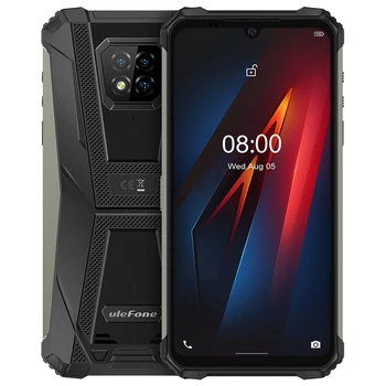 Перейти на Алиэкспресс и купить Чехол-накладка Ulefone Armor 8 6,1 дюймов NFC IP68 противоударный надежные смартфоны Android 10 4 Гб + 64 Гб Восьмиядерный OTG 5580 мАч мобильный телефон