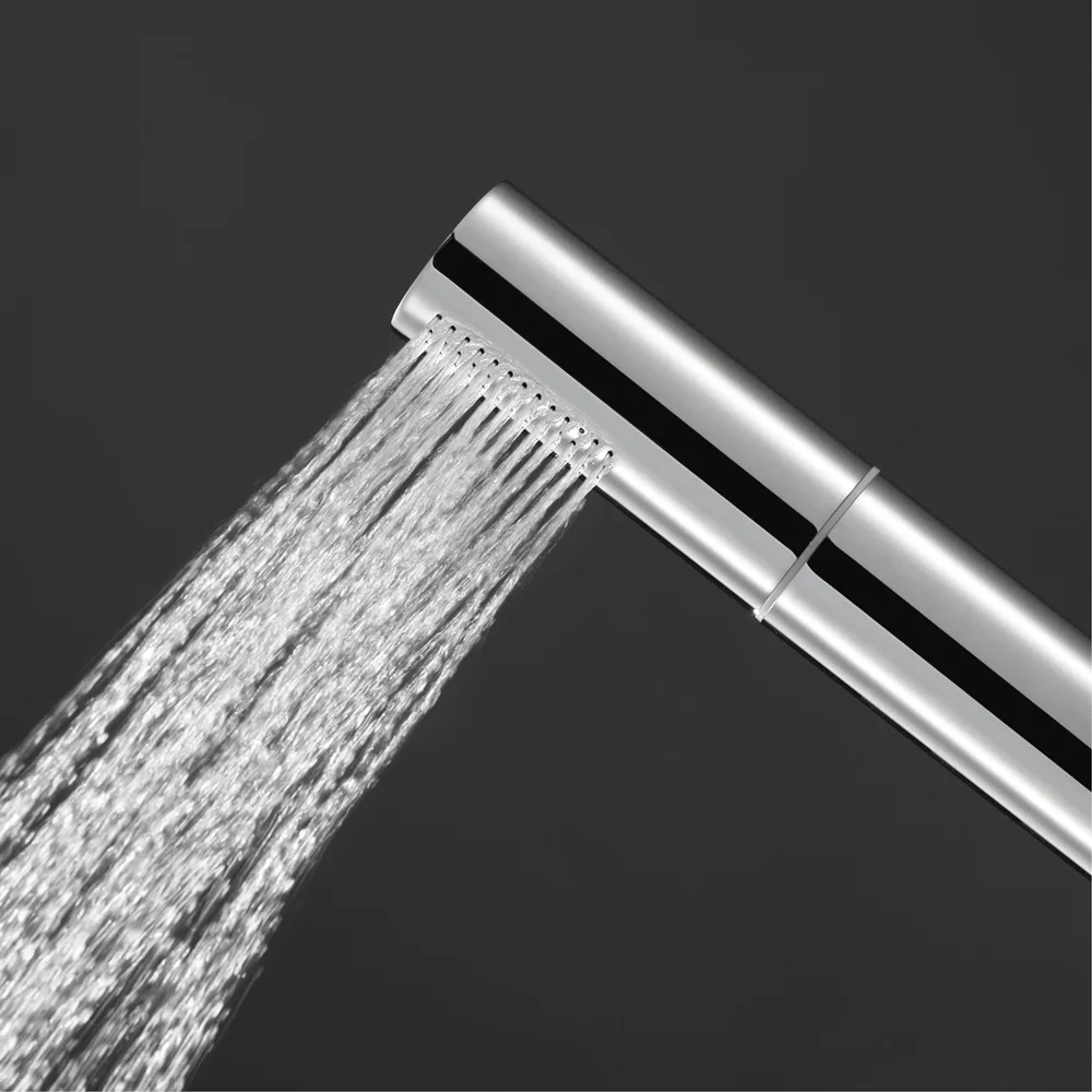 

Manufacturers Direct Selling Handheld Sprinkler Copper Chrome Two Feature Circle Hand-Held Shower Head HIHSPJ138-2
