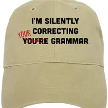 Я молча корректирую вашу бейсбольную кепку