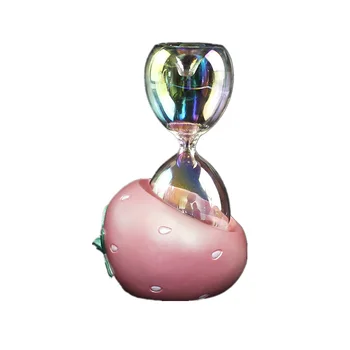 

Nordic Fruit Hourglass Night Light Ornament Sandy Hourglass Night Light Creative Craft Gift Home Decorations Accessories