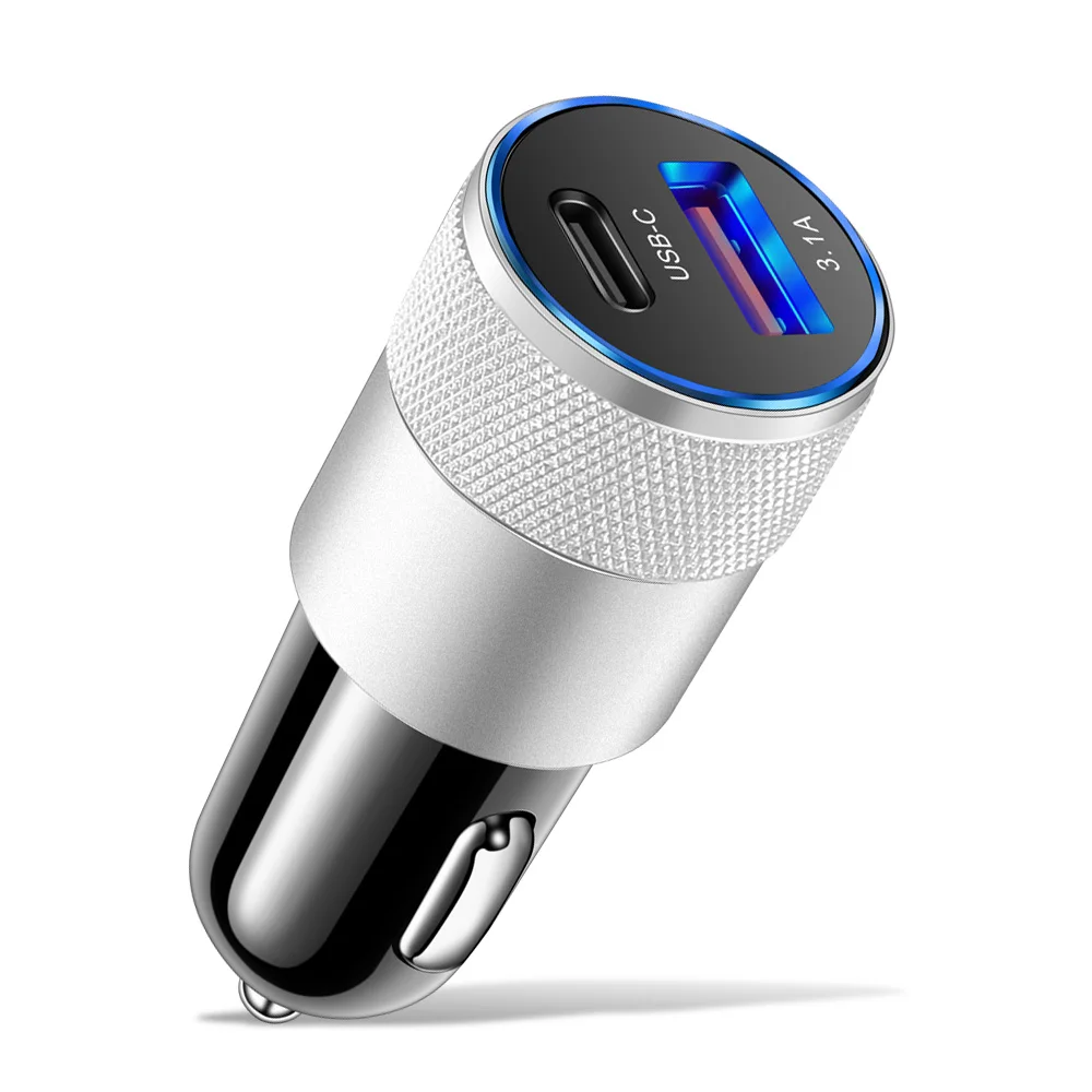 PD USB C Car Charger Quick Charge 4.0 3.0 Fast Charging For All Smartphones For iPhone 12 11 Xiaomi Samsung Type C Phone Charger 65 watt car charger Chargers