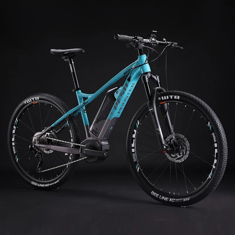 27.5inch XC mountain ebike 350w Mid -motor smart electric mountian bicycle PESU E-BIKE 500wh lithium battery max speed 50km/h 27.5inch XC mountain ebike 350w Mid -motor smart electric mountian bicycle PESU E-BIKE 500wh lithium battery max speed 50km/h