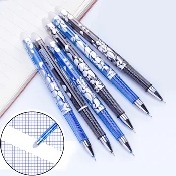 

Magic Erasable Pen 0.5mm Blue / Black ink Erasable Gel Pen School Office Writing Supplies for Students Gift Kawaii Stationery