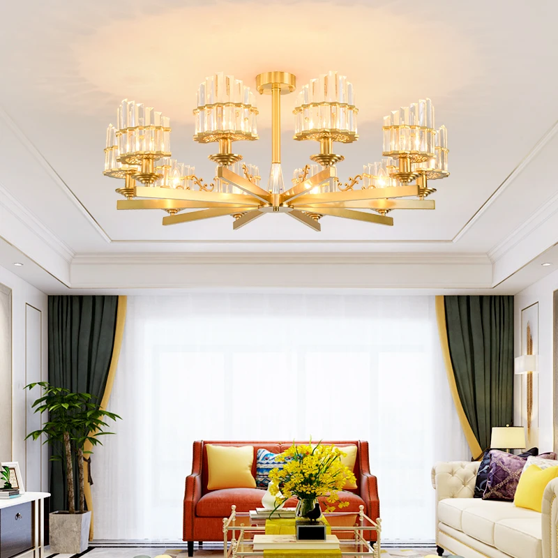 Modern Fashion Designer Black Gold Led Ceiling Art Deco Suspended Chandelier Light Lamp for Kitchen Living Room Loft Bedroom