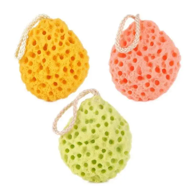 Bath Ball Mesh Brushes Sponges Bath Accessories Body Wisp Natural