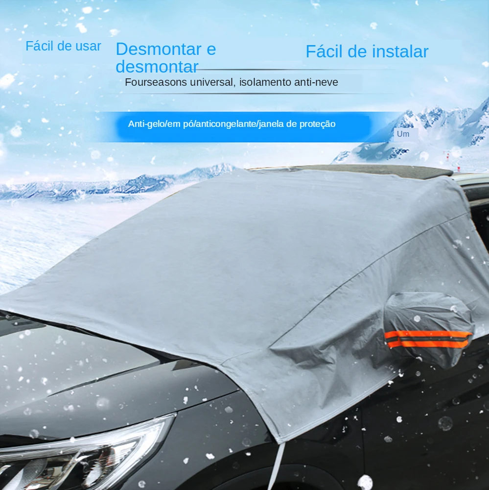 Capas de Carro Capa de Neve à Prova Capa de Carro Dwaterproof Água Meia Roupas Anticongelante Neve Escudo Snowbreak Bloco Pára-brisa 9 High Quality Automóveis e motos