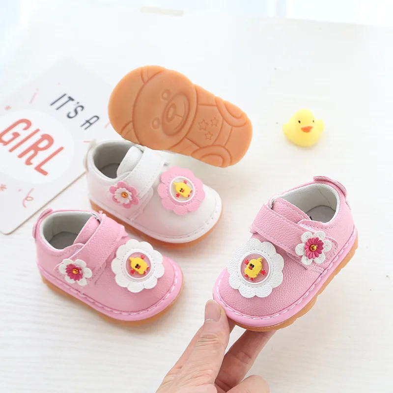 

Baby Girl Kids Sneakers Children Shoes Breathable Flower White Sneakers Soft Casual Running Shoes For Children Baby Girls