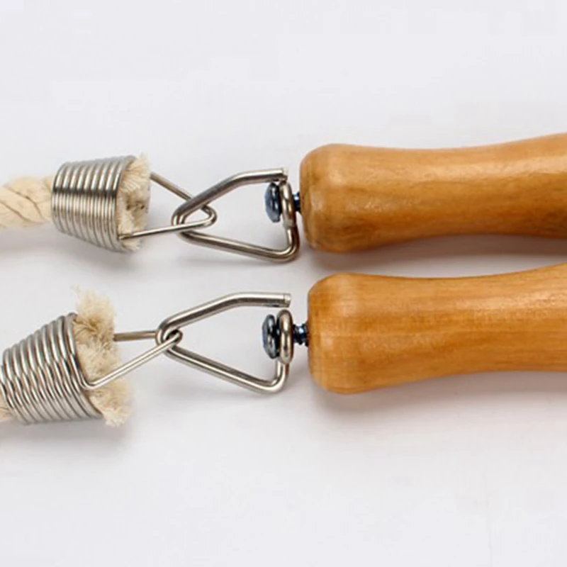 Hot Jump Rope Wooden Handle Skipping Gym School Group Multi Person Rope Jumping Fitness Equipment 5M