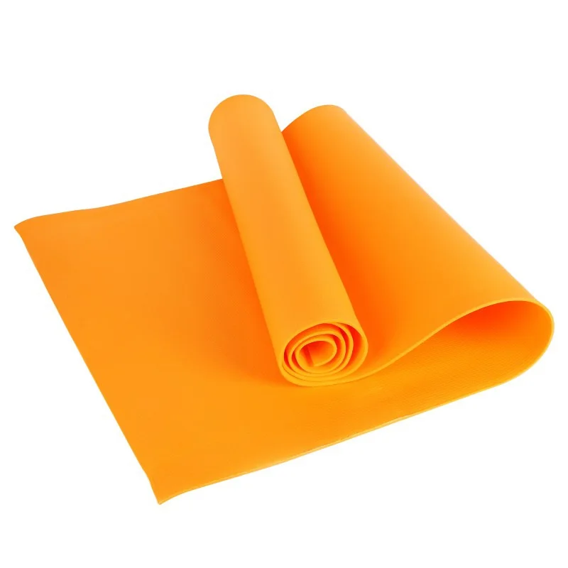 Коврики для йоги EVA толщиной 4 мм, влагостойкие, Нескользящие, складные, для тренажерного зала, тренировки, фитнеса, аксессуары для спорта - Цвет: Оранжевый