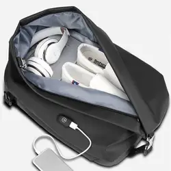 USB зарядка Противоугонный рюкзак для мужчин Дорожная безопасность водонепроницаемые школьные рюкзаки для подростков 15 дюймовый лэптоп