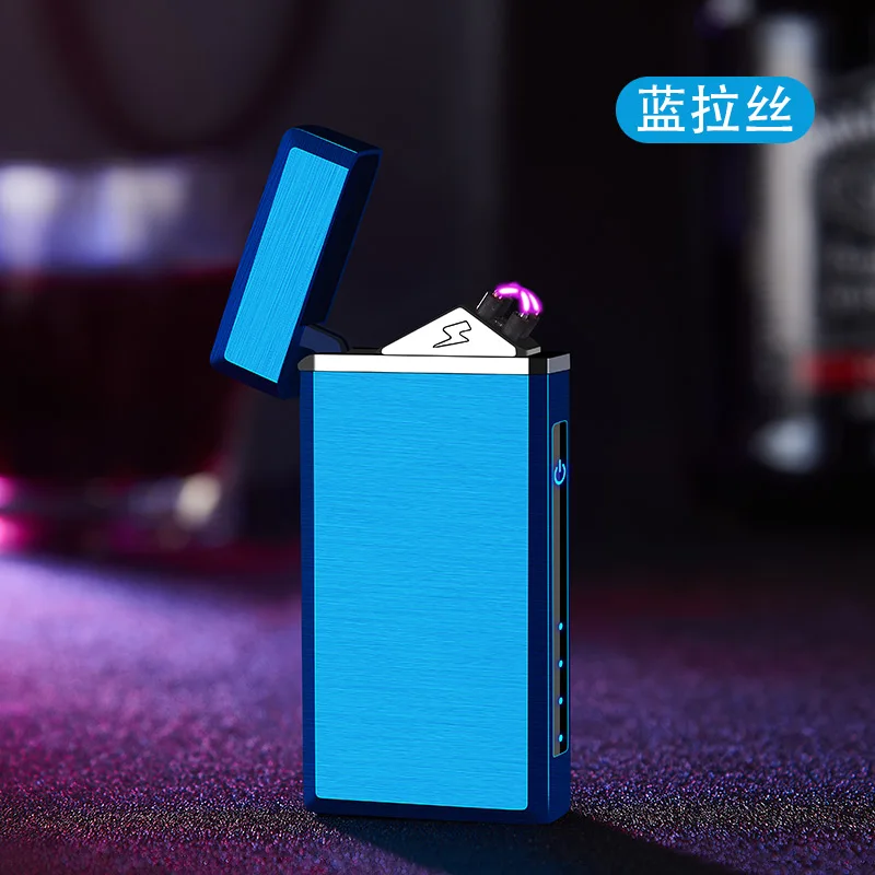Новая двойная плазменная дуговая зажигалка, ветрозащищенная электронная зарядка USB Сигарета для курения аксессуары для курения - Цвет: 5