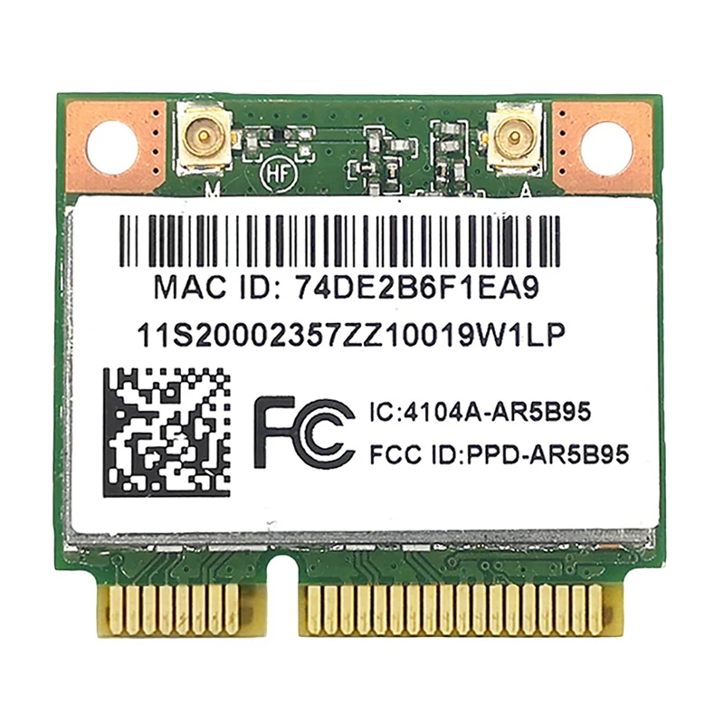 For Lenovo Z370 Y460 G470 Z470 Z560 Black Apple AR5B95 2.4G 150Mbps MINI PCIE 802.11N Built-In Wireless Network Card | Компьютеры и
