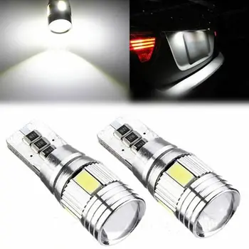 

Car LED HID White Car light Bulb Error Free DC 12V W5W 5630 6-SMD 6000K