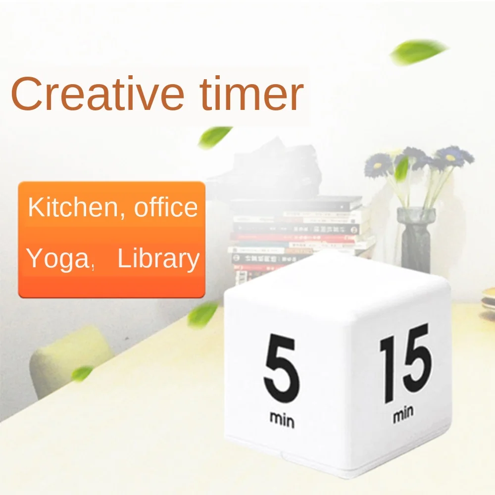 Clock Timer Alarm Cube Digital15-20-30-60 Minutes Time Management Kitchen Home 