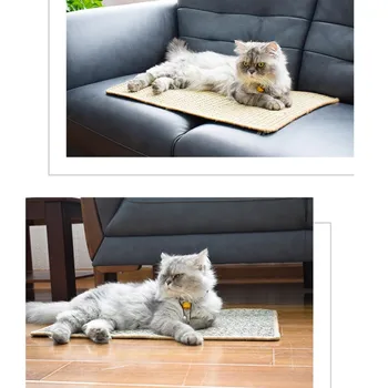 

Furniture Sofa Net Natural Sisal Sleeping Pad Pet Bed Cat Special Durable Scratch Pad Pet Cat Sleeping Pad Color Random