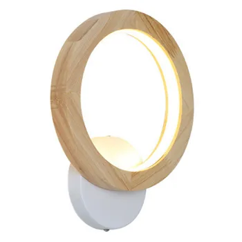 

Nordic Style Bedroom Bedside LED Wall Light Personality Living Room Stairway Aisle Lights Study Coffee Shop Hotel Wall Lamps