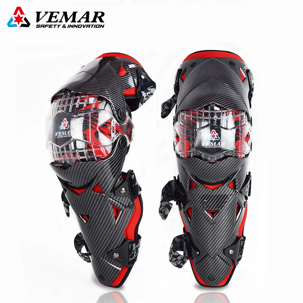 Safety Adult Motorcycle Racing Knee Protector Guards Shin Pads Protective Gear 