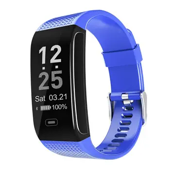 

Beaulyn CK18 ECG+PPG Smart Watch Blood Pressure Heart Rate Monitor Pedometer Call SMS Reminder Waterproof Bluetooth Sports Watch
