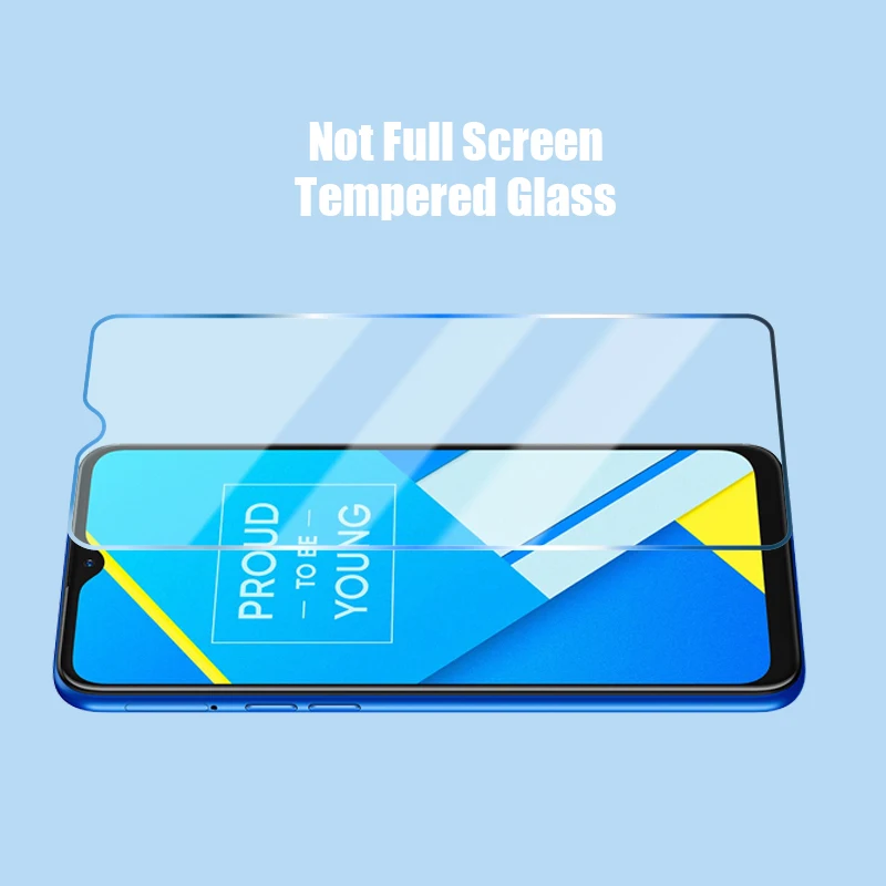 mobile screen protector 3pcs Full Protective Glass For Realme 8 7 6 5 Pro 5S 6S 7 Asia Tempered Screen Protector For real me 5i 6i 7i Global Glass Film cell phone screen protector