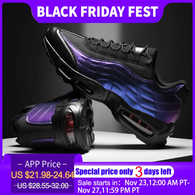 

Air Cushion Men Sneakers Breathable Casual Shoes Men Mesh No-slip Sports Shoes Outdoor Trainer Footwear KITLELER Tenis Masculino