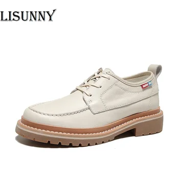

2020 her Women Casual Shoes Lace Up fashion Thick-Soled Tooling Shoes Student Shoes