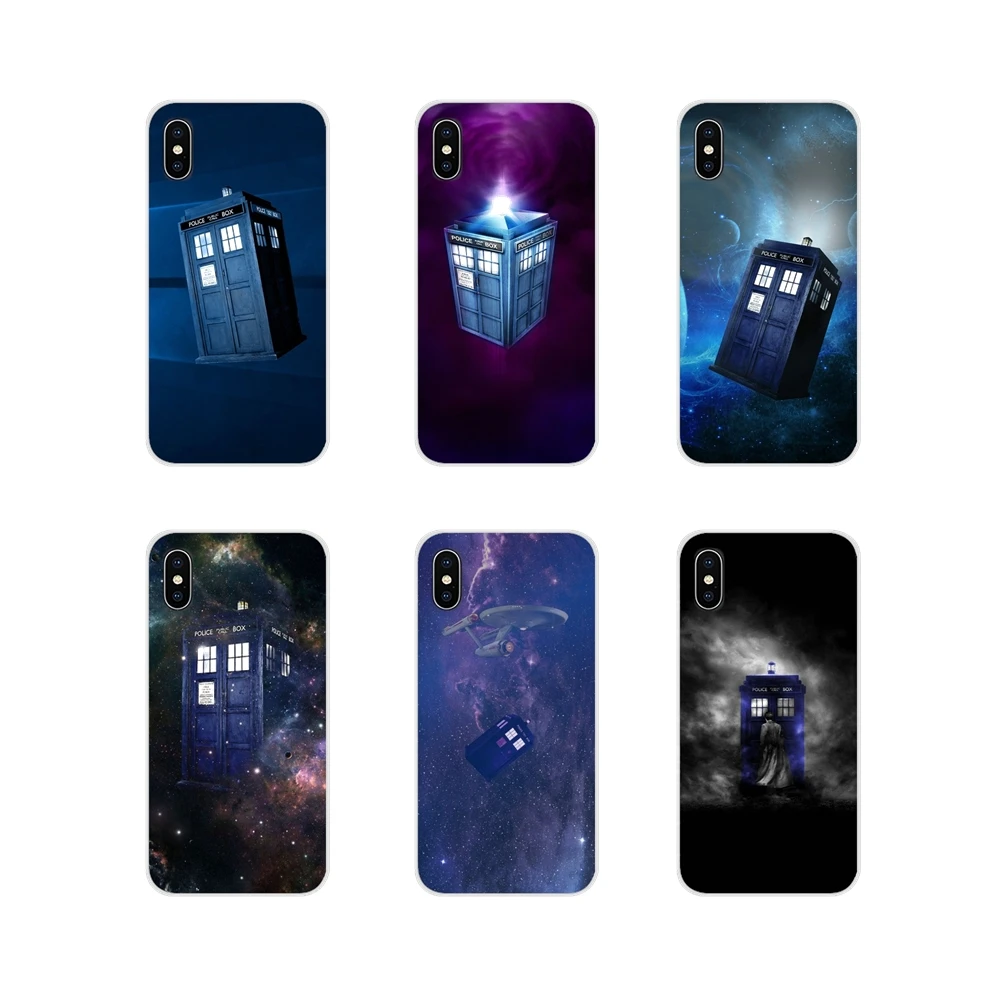 Dr Who Tardis Police Box Glasxy For HTC One U11 U12 X9 M7 M8 A9 M9 M10 E9 Plus Desire 630 530 626 628 816 820 830 TPU Skin Cover | Мобильные