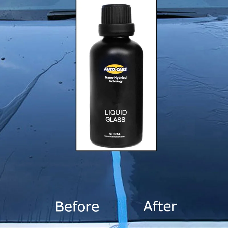 paint cleaner for car 50ML Premium 9H Liquid Car Nano-hydrophobic Coating Ceramic Glass Crystal Paint Kit High Quality Car Paint Care adam polishes