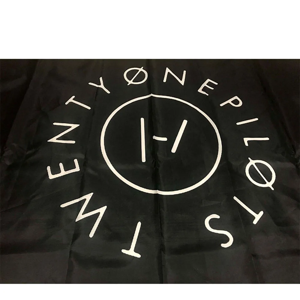 Горячая 3x5ft альтернатива хип-хоп Twenty One Pilots флаг украшение вокальный концертный полиэстер