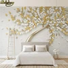 beibehang custom White flower big tree Photo mural Wallpaper Living Room Bedding Room Landscape Wall Decor Embossed Wall paper ► Photo 3/4