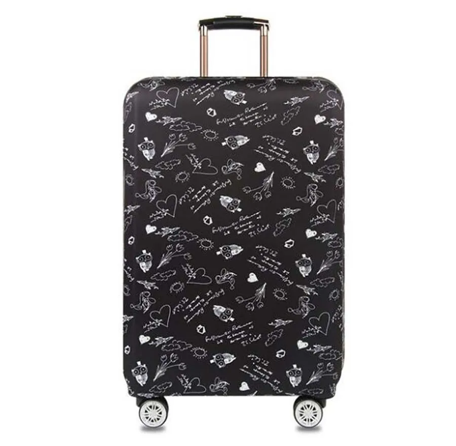 Wehyah эластичные Защитные чехлы для багажа из спандекса чехлы для чемоданов аксессуары для путешествий женские пылезащитные Чехлы 18 ''-32'' чемодан ZY123 - Цвет: 6