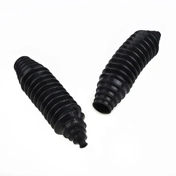 

23x6cm Gaiter Pinion Boot 9.06\"x2.36\" Black Universal Pinion +Clamps Set
