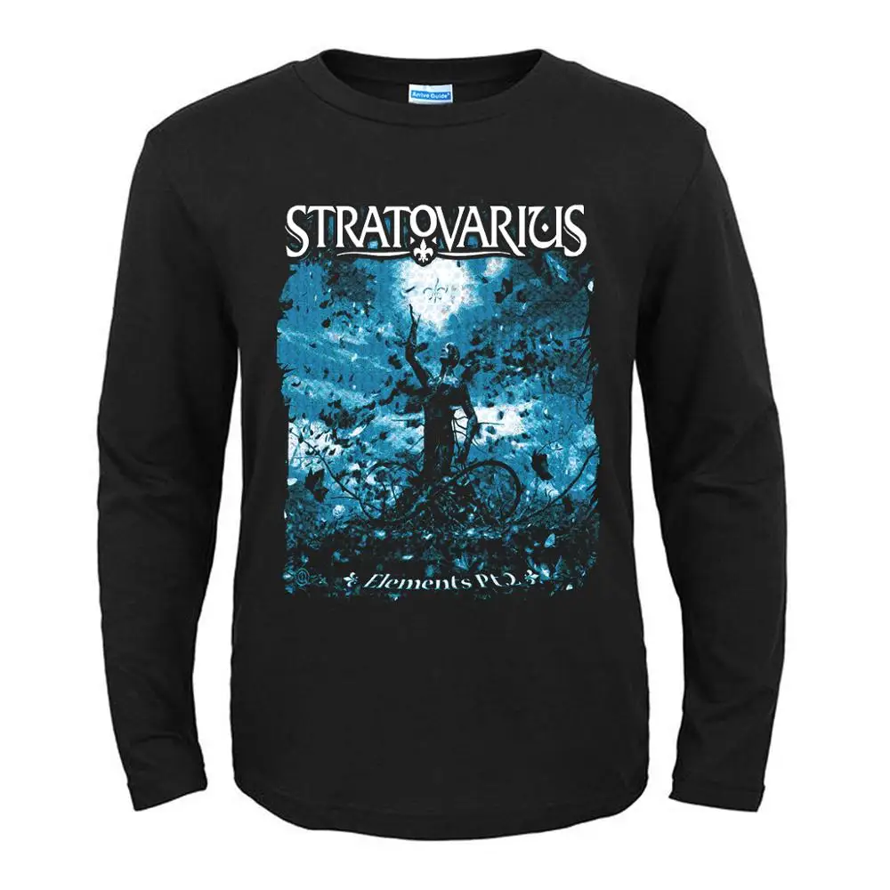 10 дизайнов Ангел финский Stratovarius группа панк готический рок для мужчин и женщин с длинными рукавами рубашка тяжелая металлическая футболка для фитнеса - Цвет: 4