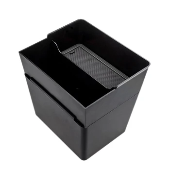 

Car Trash Bin Double Storage Box Storage Box Car Storage Box for Tesla Model 3 2017 2018 2019