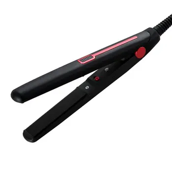 

Mini Portable Hair Straight Splint Plate Fringe Curling Straightener DIY Electric Curlers Hair Styling Tools Dry & Wet