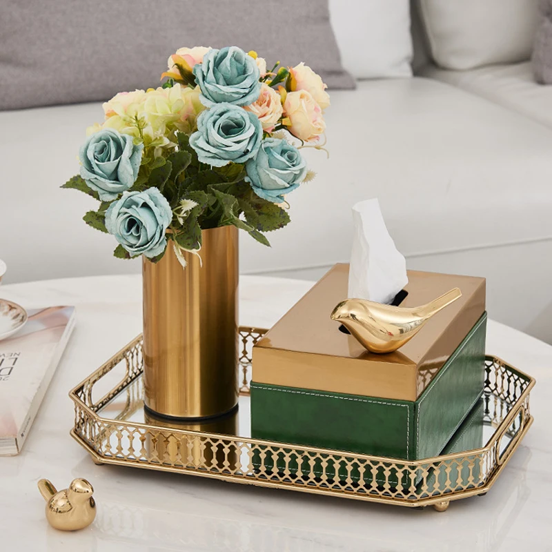 

NEW Europe Creativity Living Room Tissue Box Coffee Table Bedroom Dining Napkin Holder Box Bird Sika Deer Home Decor Accessories