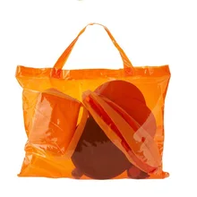 Надувная пляжная подушка двойного назначения из ПВХ, Экологически чистая многофункциональная пляжная сумка из ТПУ