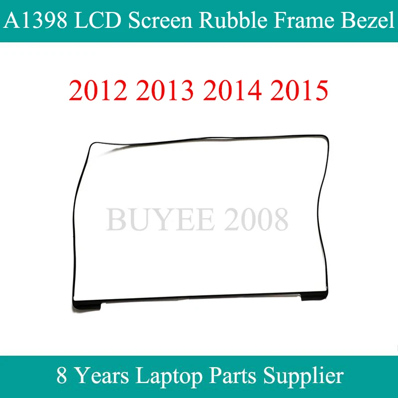 New For Macbook Pro 15" 15.4" Black A1398 LCD Screen Rubble Frame Bezel Ring 2012 2013 2014 2015 Year