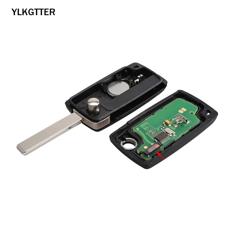 YLKGTTER-3-Buttons-Remote-Car-Folding-Key-Fob-For-Peugeot-Citroen-Berlingo-307-407-308-433Mhz