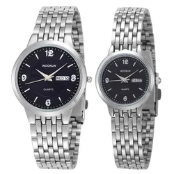 2020 Fashion Couple Watch Lovers Watches Waterproof Quartz Week Date Watch Men Women Watches relogio masculino relogio feminino