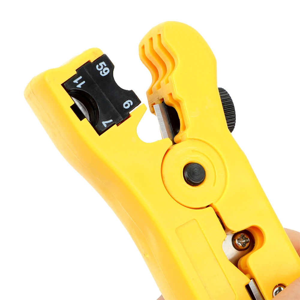 DIYWORK Электрический инструмент для зачистки резак UTP/STP RG59 RG6 RG7 RG11 плоскогубцы