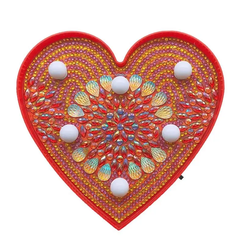 

Diy Led Diamond Painting Lamp Mandara Embroidery Full Special Shaped Drill Light Diamond Painting Cross Stitch Led Night Light
