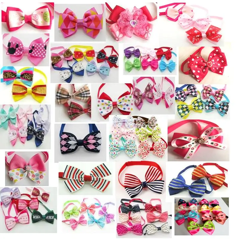 30pc mixed 20 или 30 шт./лот Большая распродажа Высокая мода Валентина Рождество галстук-бабочка для собаки праздничный галстук аксессуаров для домашних любимцев смешанный стиль Y03 - Цвет: 30pc mixed