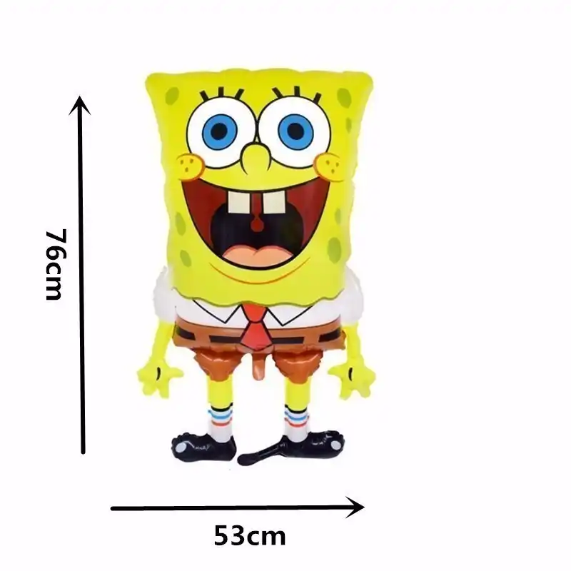 6pcs Spongebob Squarepants Ballons Decoration 1st Birthday Party