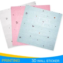 70*77 см 3D наклейка на кирпичную стену s самоклеящееся украшение для комнаты декор для спальни Наклейка на стену Детские аксессуары для гостиной обои