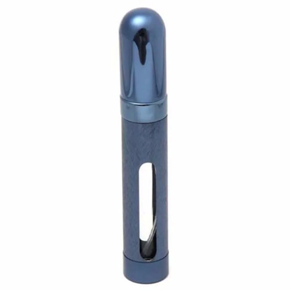 Blue 12 мл портативный дорожный многоразовый распылитель для духов, бутылка с распылителем, пустые алюминиевые бутылки, аксессуары для путешествий, 1 шт - Цвет: Blue
