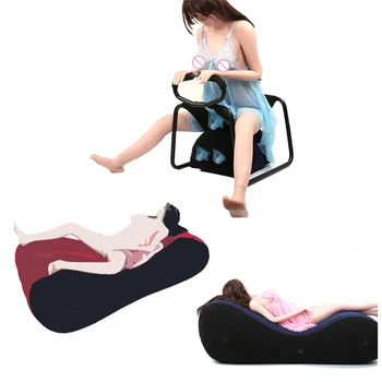 Bdsm Sex Furniture Inflatable Sex Sofa Bed Pad Bondage Weightless Sex Chair Inflatable Cushion Pillow for Couples Room Sex Games